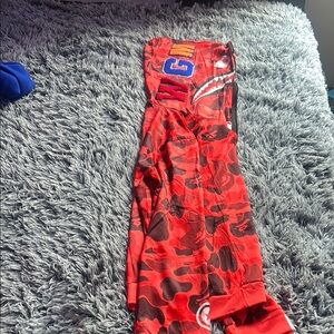 Bape Red Camo Windbreaker